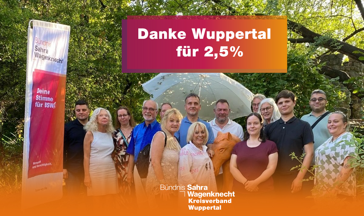 Kreisverband danke für 2,5%